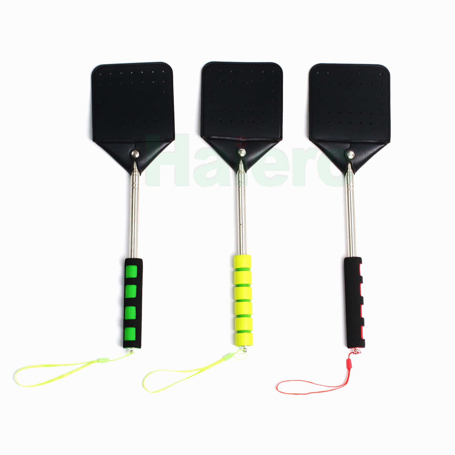 Haierc New Type Durable Retractable Handle Fly Swatter Manual Extendable Fly Swatter