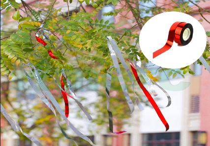 Innovative bird deterrence solution: Environmentally friendly garden reflective tape
