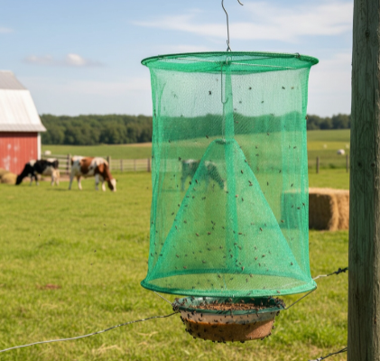 Introducing the Ranch Fly Trap: The ultimate solution for efficient fly control!