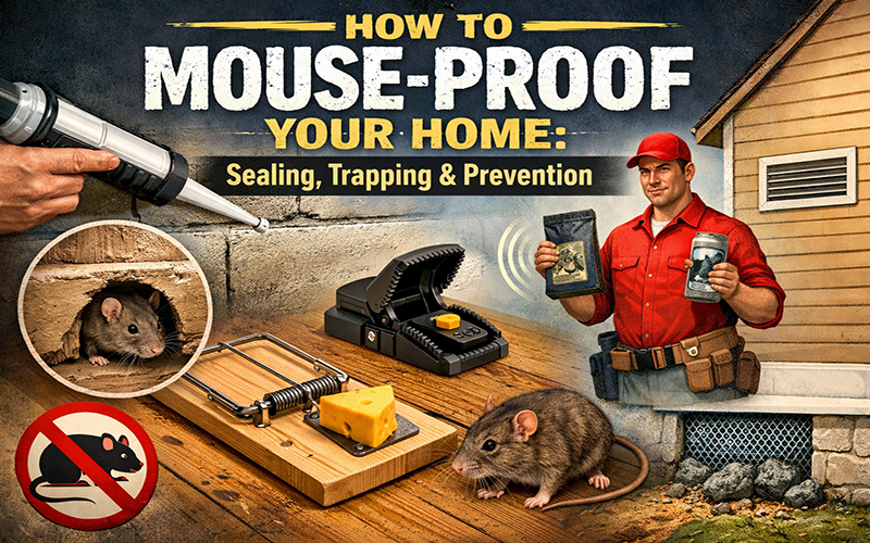 How to Mouse-Proof Your Home: Sealing, Trapping & Prevention