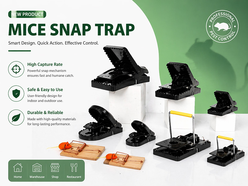 Haierc Unveils Advanced Mice Snap Trap to Revolutionize Rodent Control