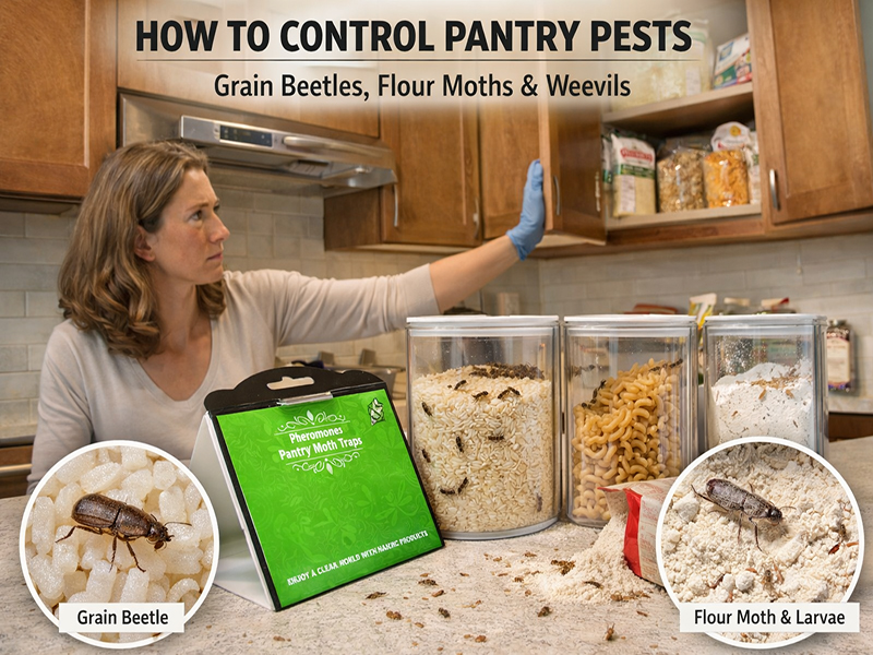 How to Control Pantry Pests: Grain Beetles, Flour Moths & Weevils