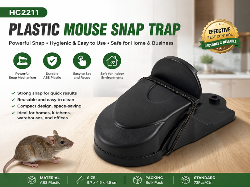 Introducing the Durable Plastic Mouse Trap – The Smart Solution for Rodent Control