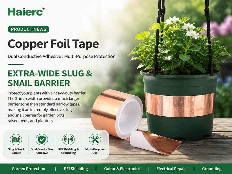 Haierc Premium Copper Foil Tape – Ultimate Garden & Electrical Solution