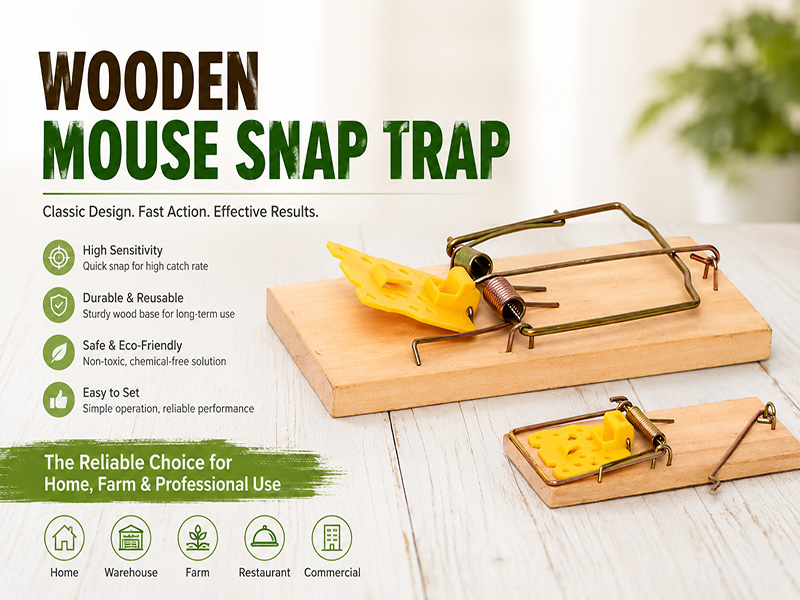 Wooden Mouse Snap Trap: A Simple Yet Powerful Solution for Effective Rodent Control