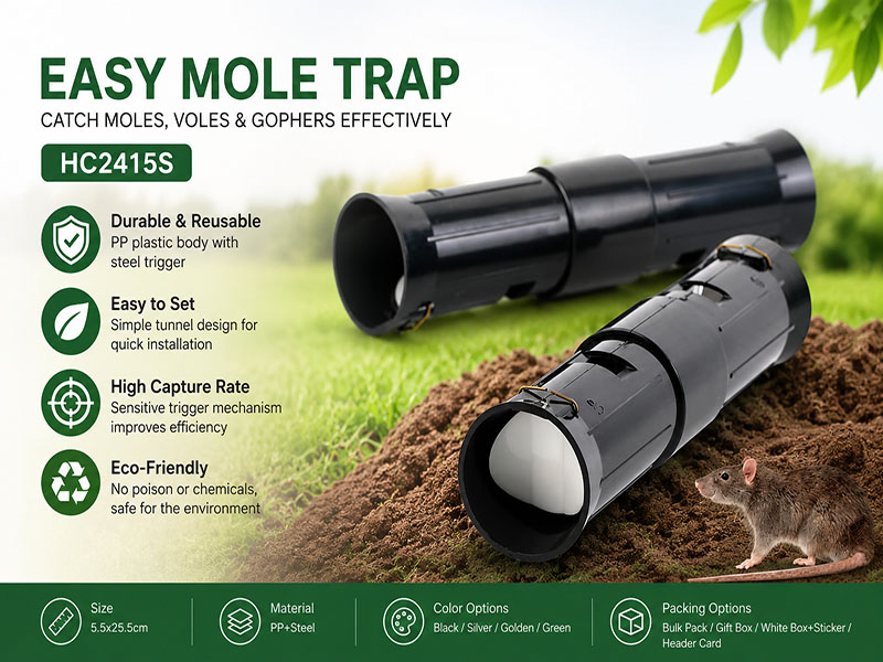 Easy Mole Trap: A Reliable Solution for Controlling Burrowing Pests in Lawns and Gardens