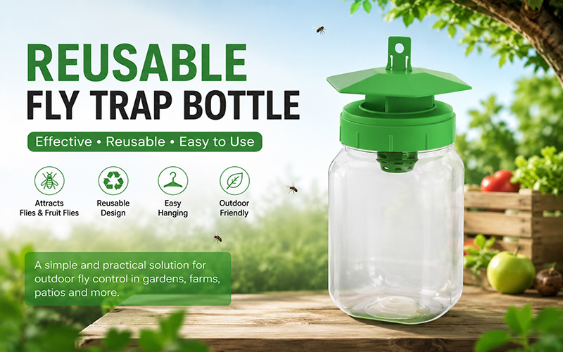How to Choose the Right Fly Trap Bottle for Farms, Gardens and Outdoor Areas