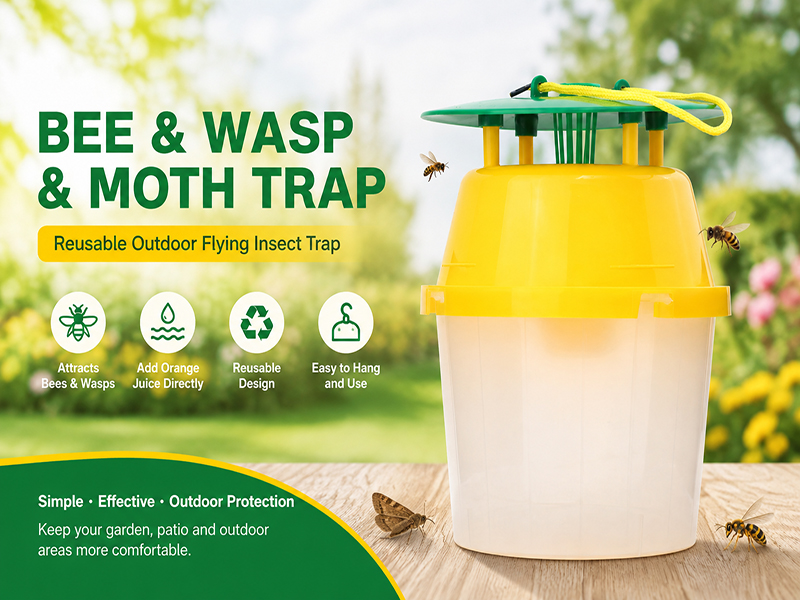How Does an Outdoor Wasp Trap Help Keep Gardens and Outdoor Areas More Comfortable?
