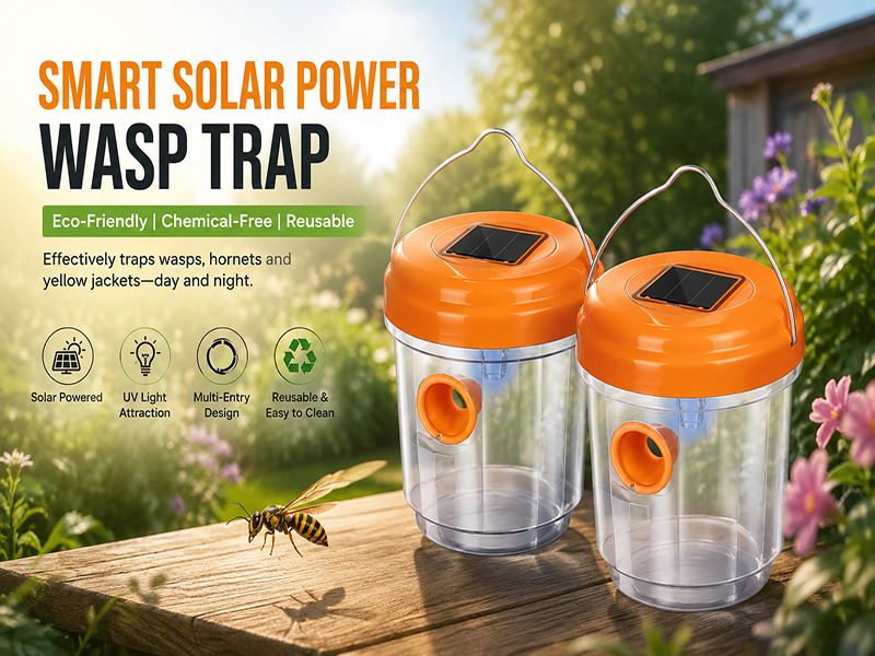 How Does a Solar Wasp Trap Work? Why It Is a Practical Choice for Yards, Gardens and Patios