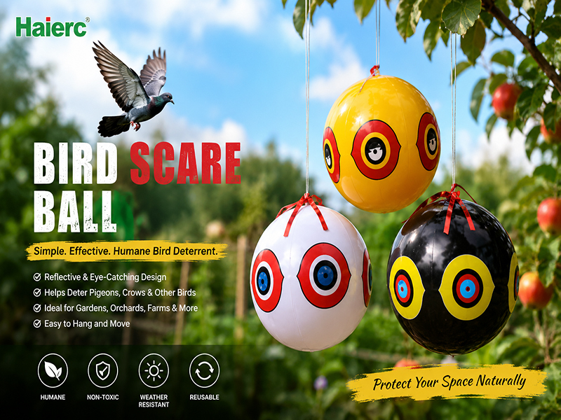 Bird Scare Balls for Garden, Orchard and Farm: A Practical Visual Bird Deterrent
