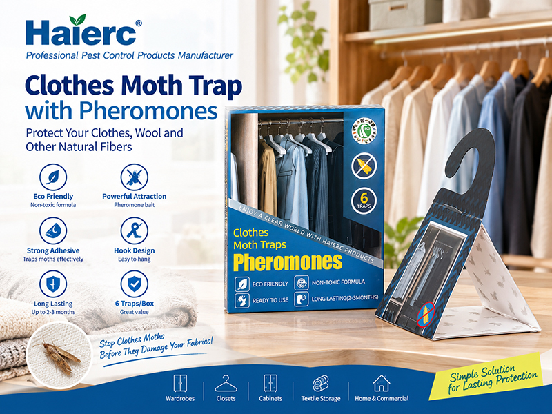 How a Clothes Moth Trap Can Help Monitor Moths in Wardrobes and Closets