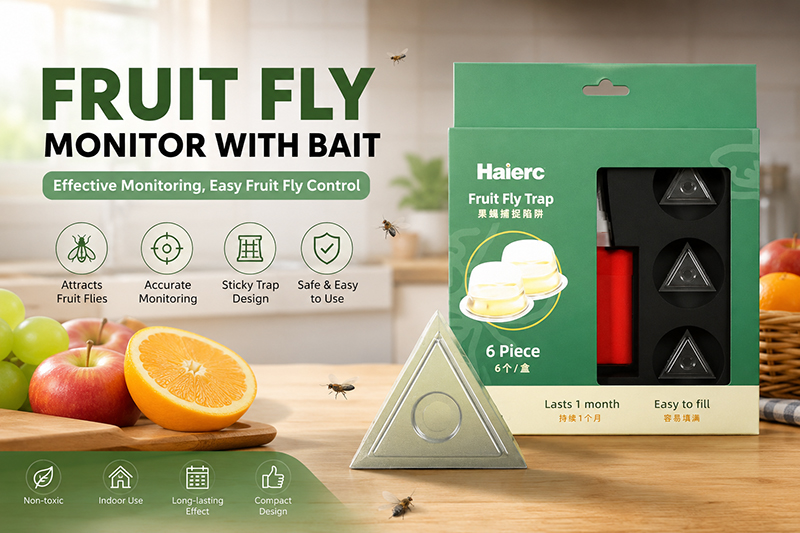 Fruit Fly Trap with Bait for Wholesale Pest Control and Commercial Applications