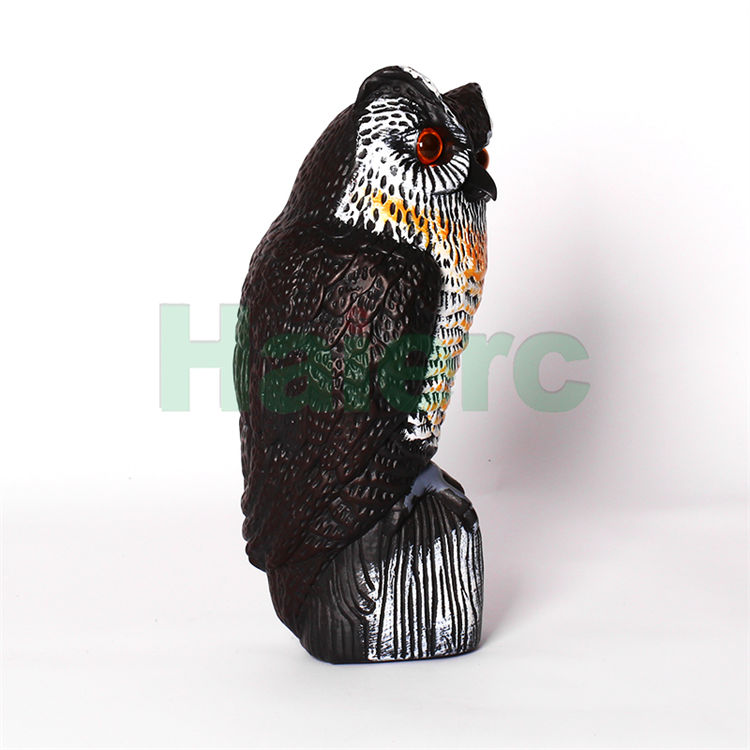 Haierc Garden Natural Scarecrow Plastic Owl Pest Control HC1610