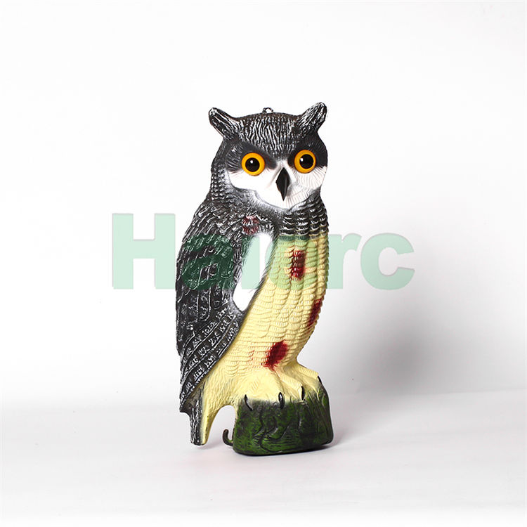 Haierc Garden Natural Scarecrow Plastic Owl Pest Control HC1601F