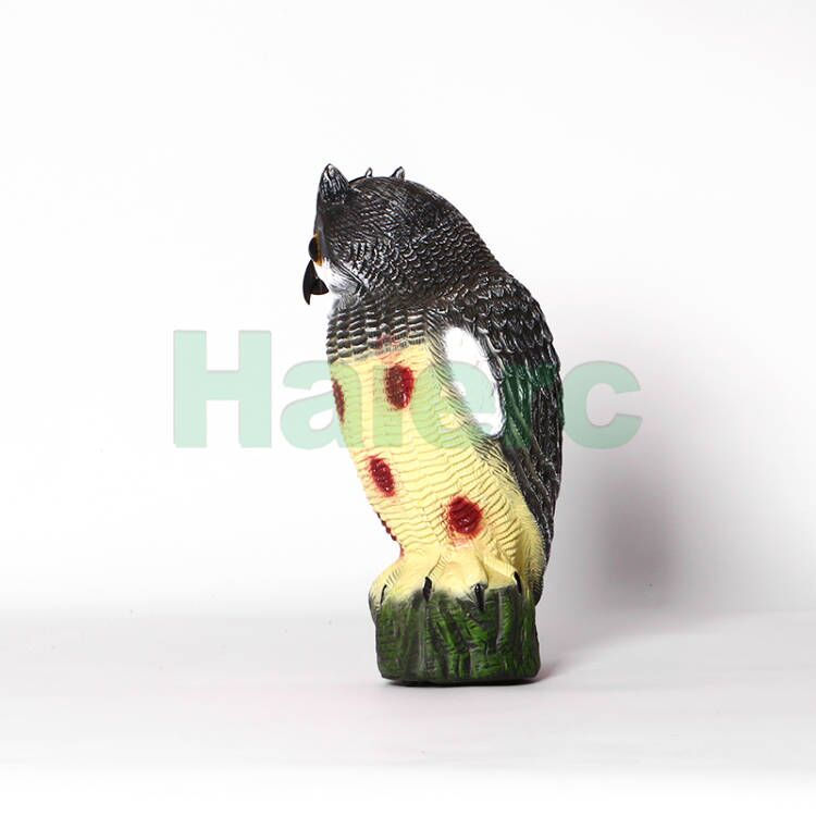 Haierc Garden Natural Scarecrow Plastic Owl Pest Control HC1601F
