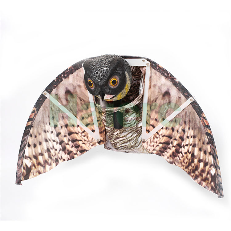 Haierc Garden Natural Scarecrow Wing Owl Pest Control HC15014