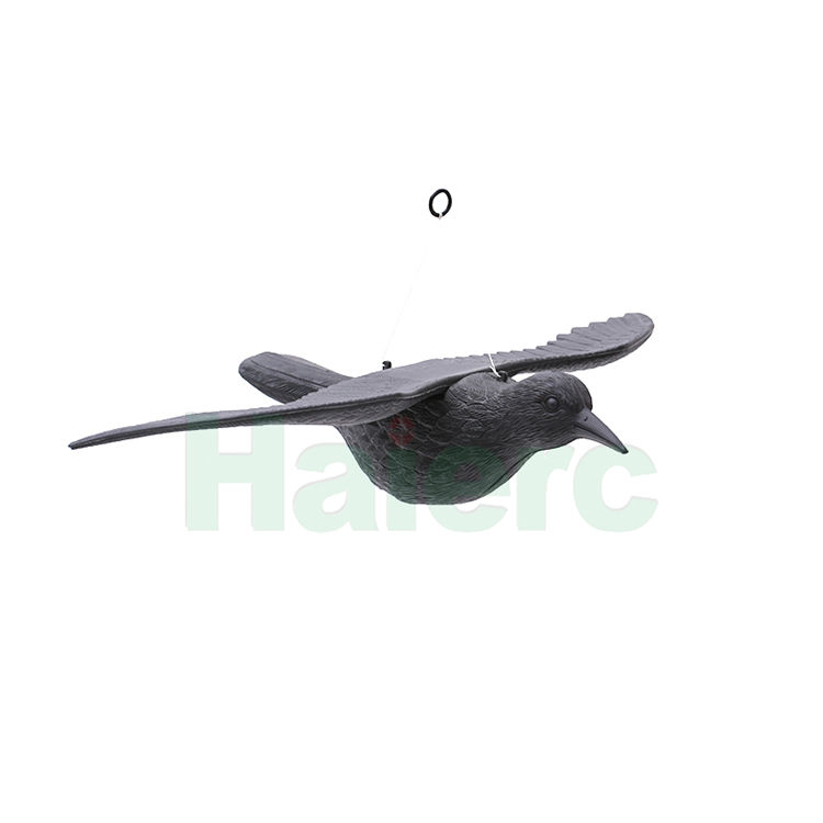 Haierc Garden Natural Scarecrow Plastic Crow Pest Control HC1616S