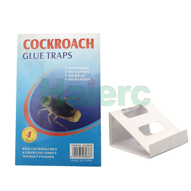 Haierc Hot Sell Indoor Roach/Cockroach Glue Trap HC4112