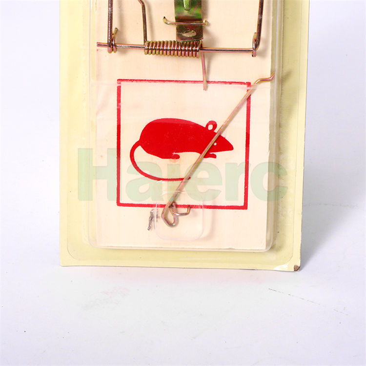 Haierc Reusable Wooden Rat Snap Trap Quick Rodent Killer Spring Mouse Trap HC2217BM-2