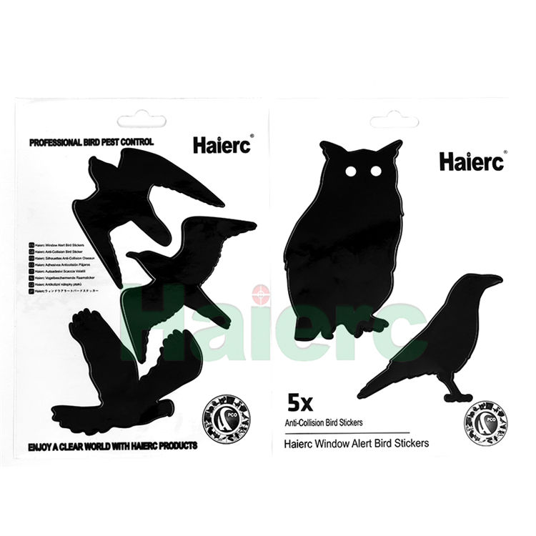 Haierc Bird Stickers for Windows,Window Decals for Birds,Bird Window Deflectors HC1636