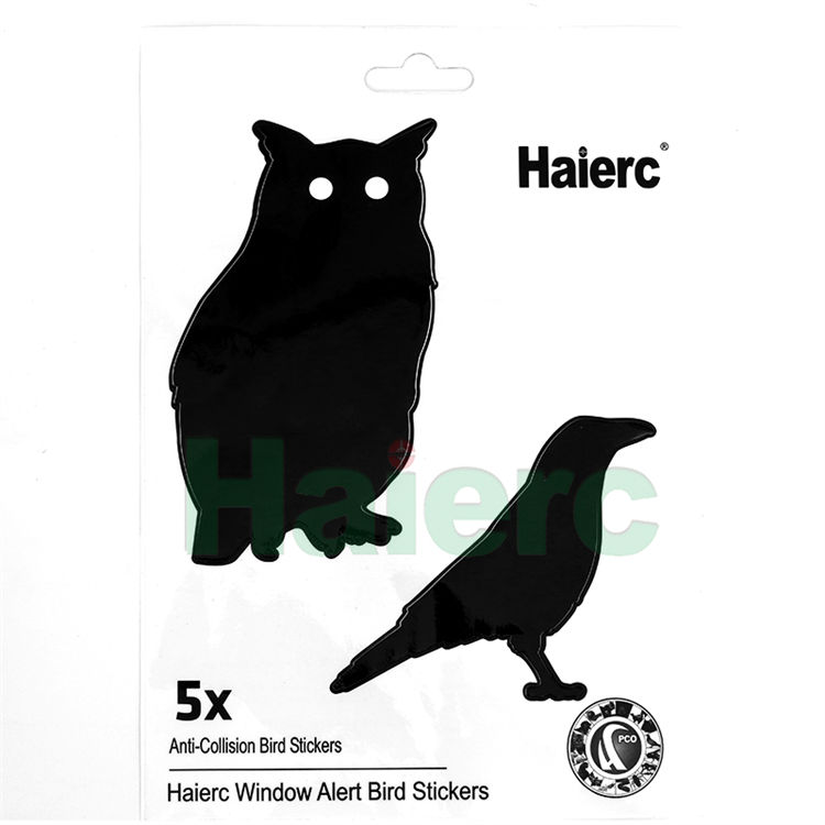 Haierc Bird Stickers for Windows,Window Decals for Birds,Bird Window Deflectors HC1636