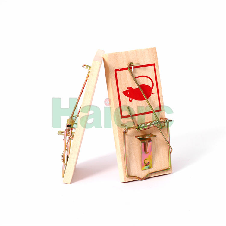 Haierc Reusable Wooden Rat Snap Trap Quick Rodent Killer Spring Mouse Trap HC2217CS