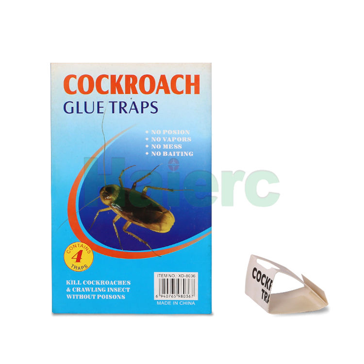 Haierc Hot Sell Indoor Roach/Cockroach Glue Trap HC4112
