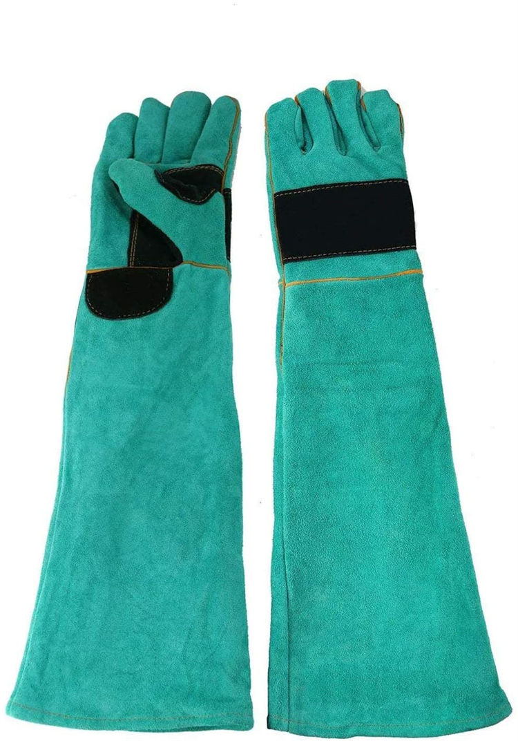 2FT Animal Handling Anti-bite/scratch Gloves for Dog Cat Bird Snake Parrot Lizard Wild Animals Protection Gloves