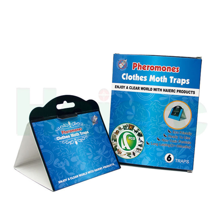 Haierc Clothes Moth Control Glue Trap with Pheromone HC4302