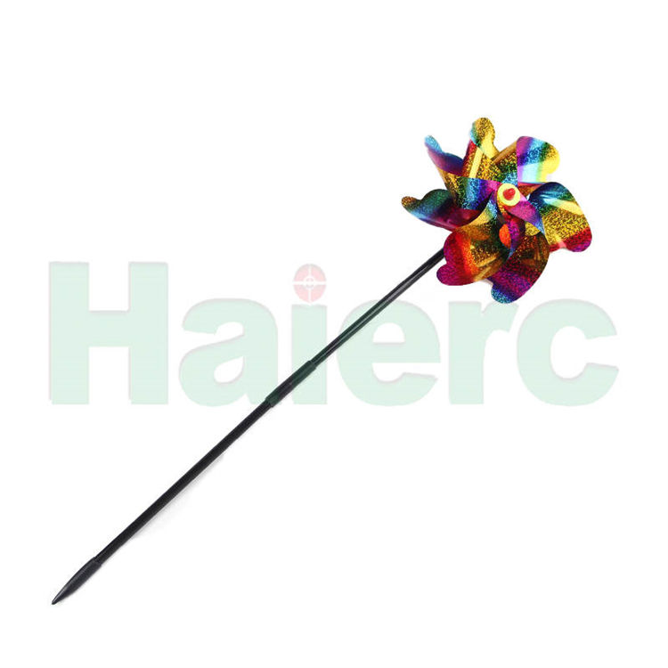 Haierc High Quality Wholesale Cheap Garden Pest Control Bird Repellent Flash Windmill HC1629S