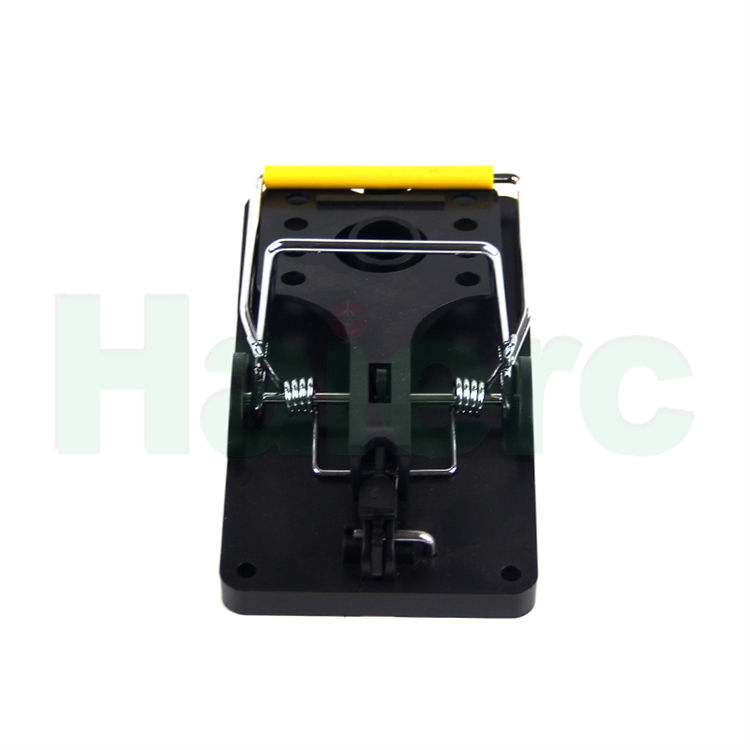 Haierc Eco-Friendly Reusable Live Catching Black Plastic Mouse Snap Trap HC2201