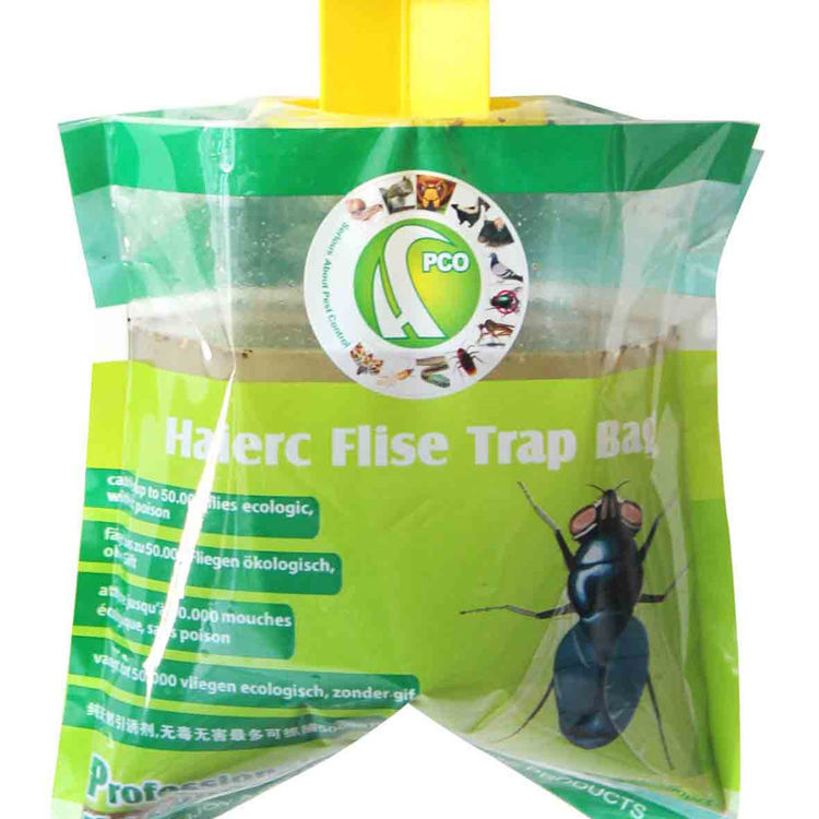 Haierc Disposable Fly Trap Bag HC4215S, Fly Pest Control, Flies Killer Bottle