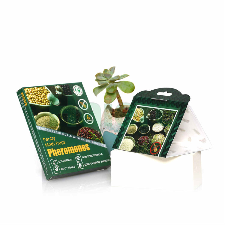 Haierc Non-toxic Glue Trap Board Pantry Moth Trap