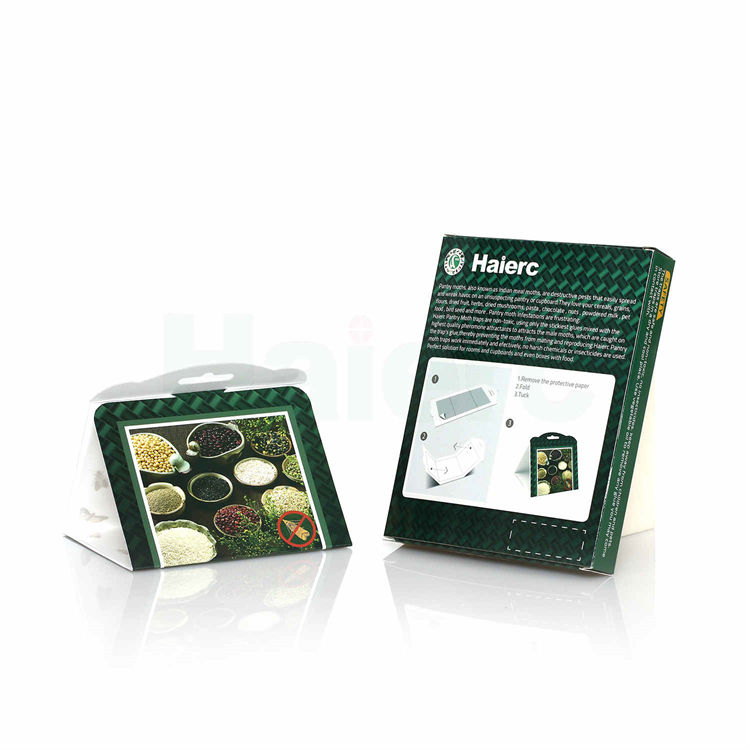 Haierc Non-toxic Glue Trap Board Pantry Moth Trap