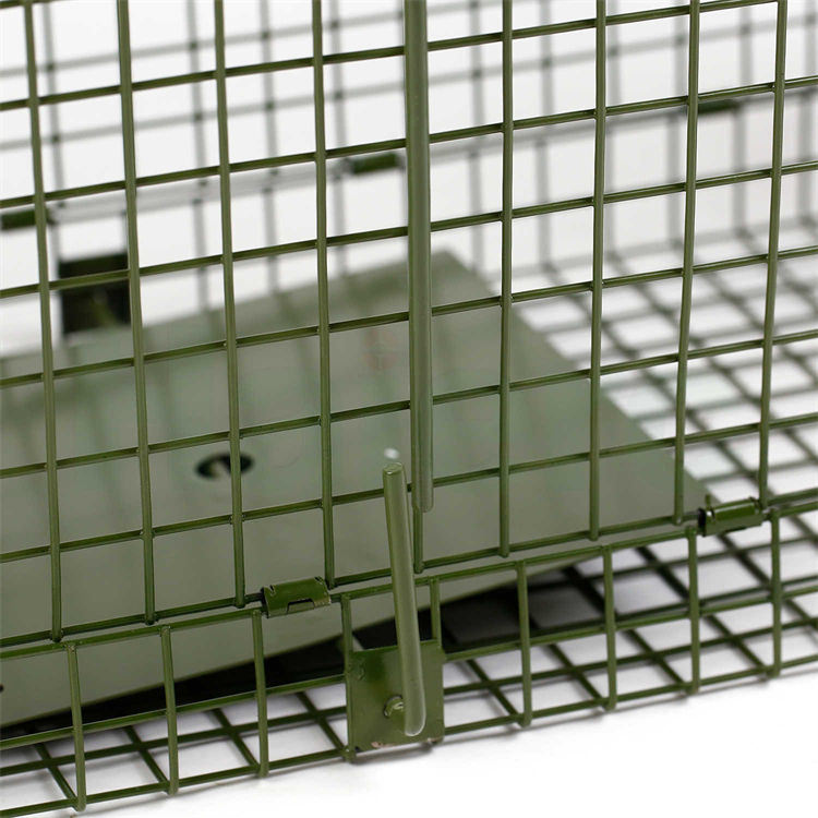 Haierc Animal Trap Cage Foldable Humane Trap Cage Weasel Cage Trap HC2613