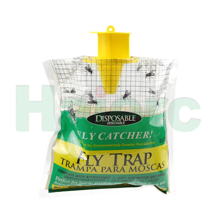 Haierc Outdoor Disposable Plastic Hanging Insect Control Fly Trap Bag HC4215N2