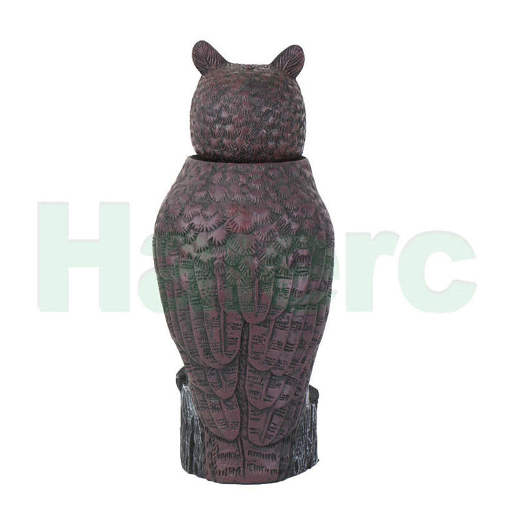 Haierc Garden Natural Scarecrow Rotating Head Owl Pest Control HC1602