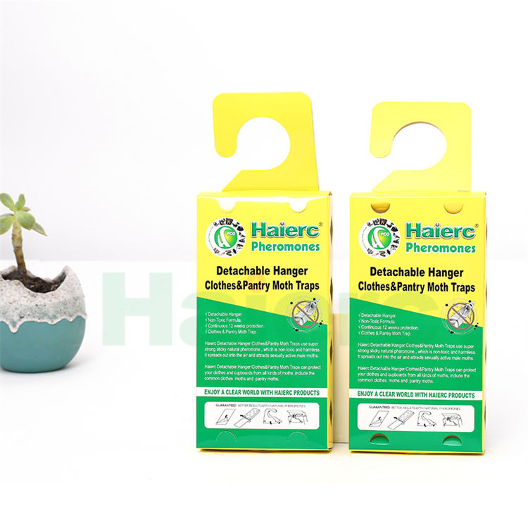 Haierc Non-Toxic Safe Effective Trap Clothes Moth Traps with Pheromone HC4306