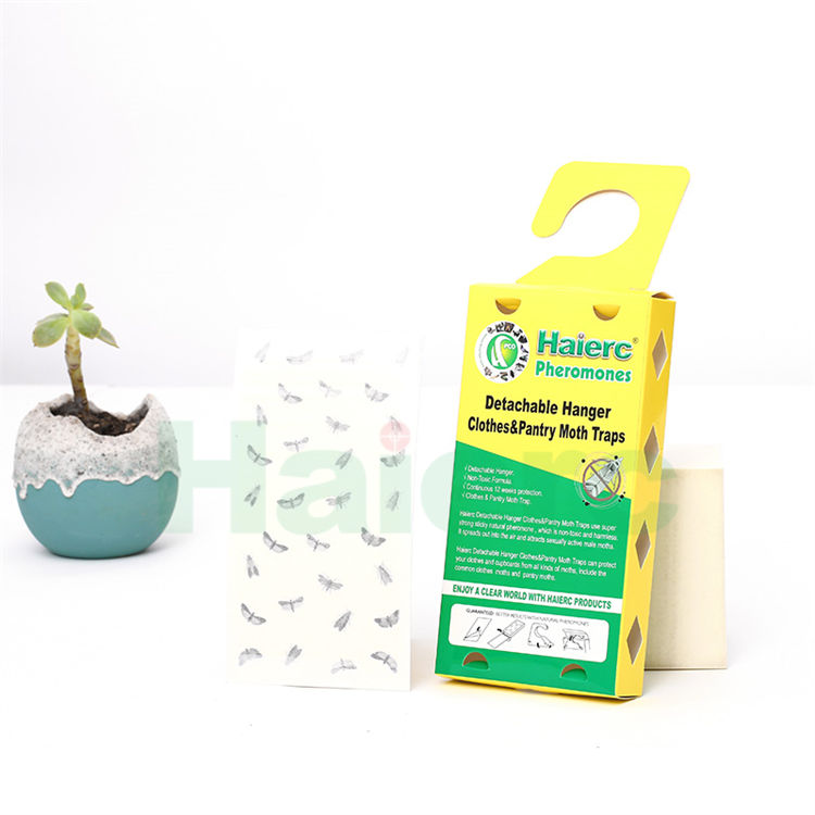 Haierc Non-Toxic Safe Effective Trap Clothes Moth Traps with Pheromone HC4306