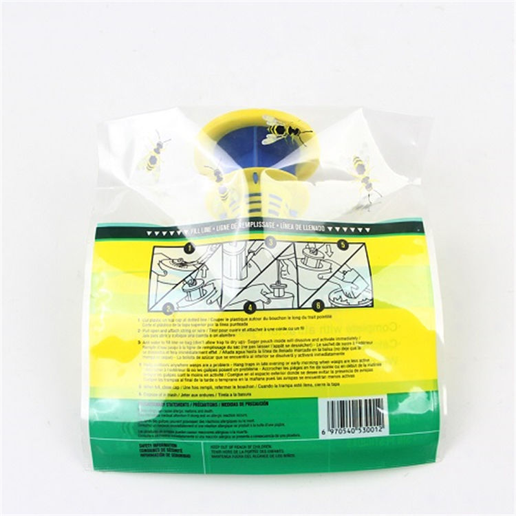 Fresh New Outdoor Disposable Plastic Hanging Insect Control Wasp Trap Bag  Yellow Jacket Trap HC4215N3