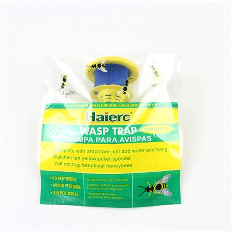 Fresh New Outdoor Disposable Plastic Hanging Insect Control Wasp Trap Bag  Yellow Jacket Trap HC4215N3