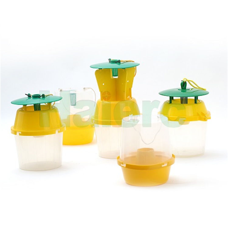 Haierc Plastic Bee&Wasp&Moth Bucket Trap Insect Catcher Bee Catcher Trap Yellow Jacket Trapper HC4203