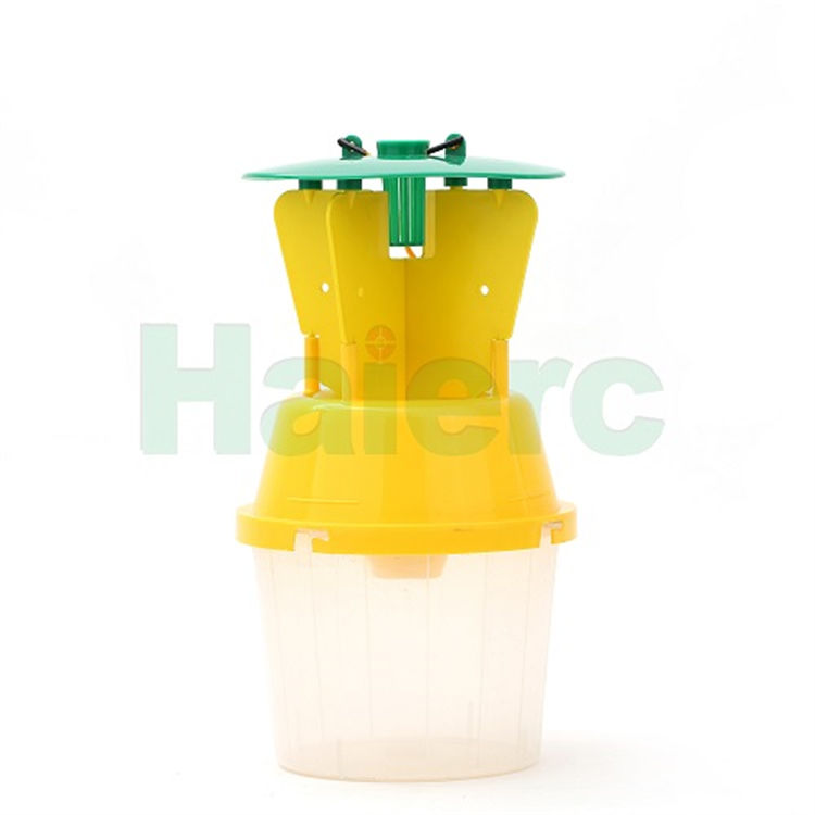 Haierc Plastic Bee&Wasp&Moth Bucket Trap Insect Catcher Bee Catcher Trap Yellow Jacket Trapper HC4203