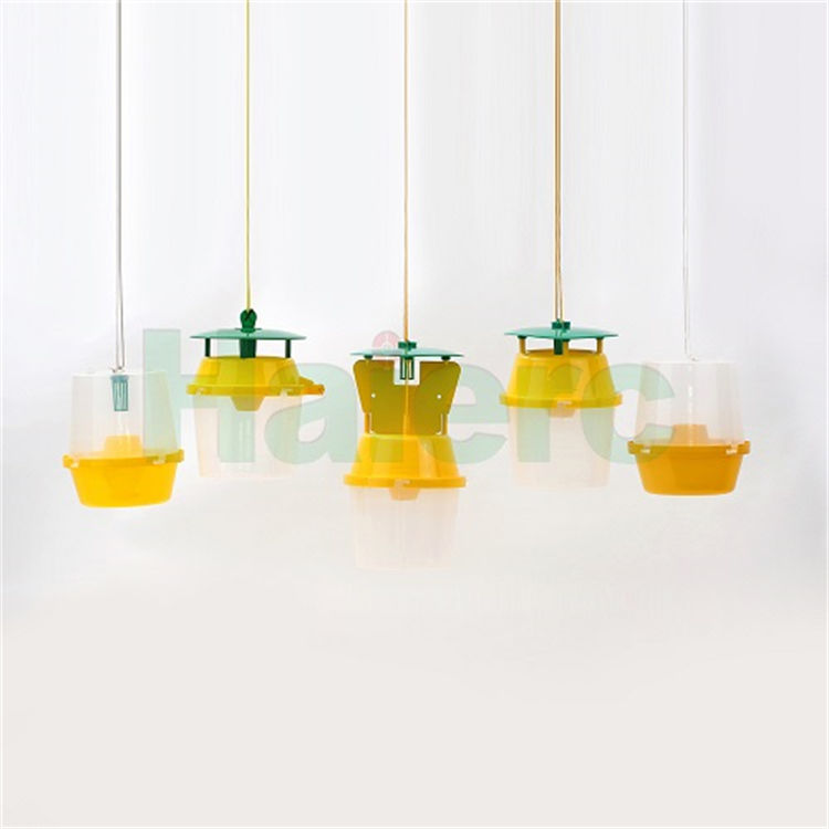 Haierc Plastic Bee&Wasp&Moth Bucket Trap Insect Catcher Bee Catcher Trap Yellow Jacket Trapper HC4203