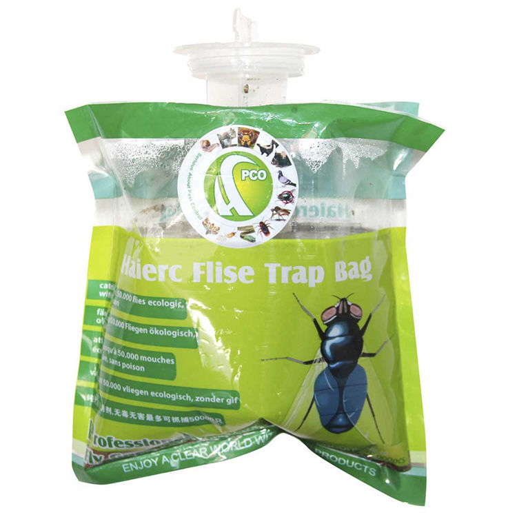 Haierc Disposable Fly Trap Bag HC4215S, Fly Pest Control, Flies Killer Bottle