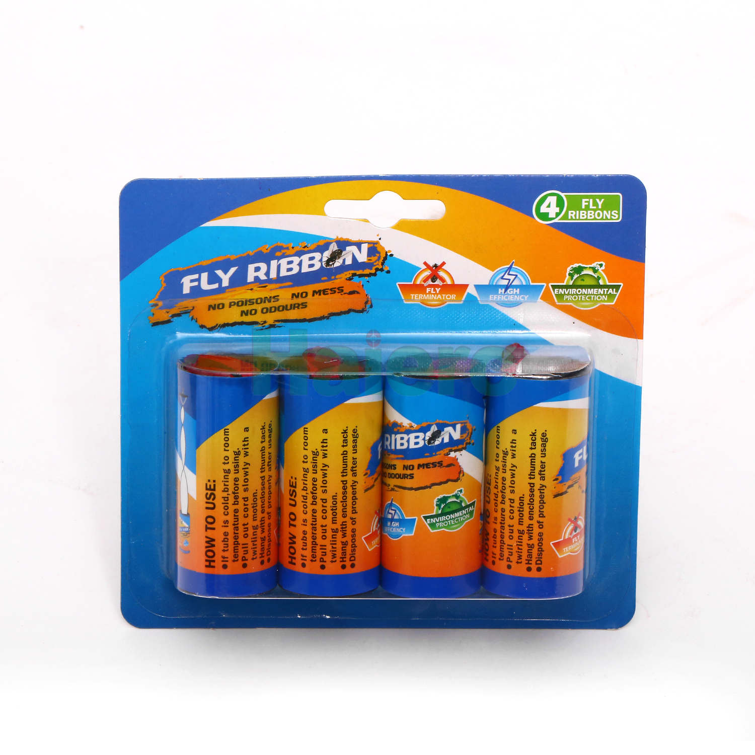 Haierc useful high quality insect tape glue hanging sticky fly catcher ribbons trap HC4101-B