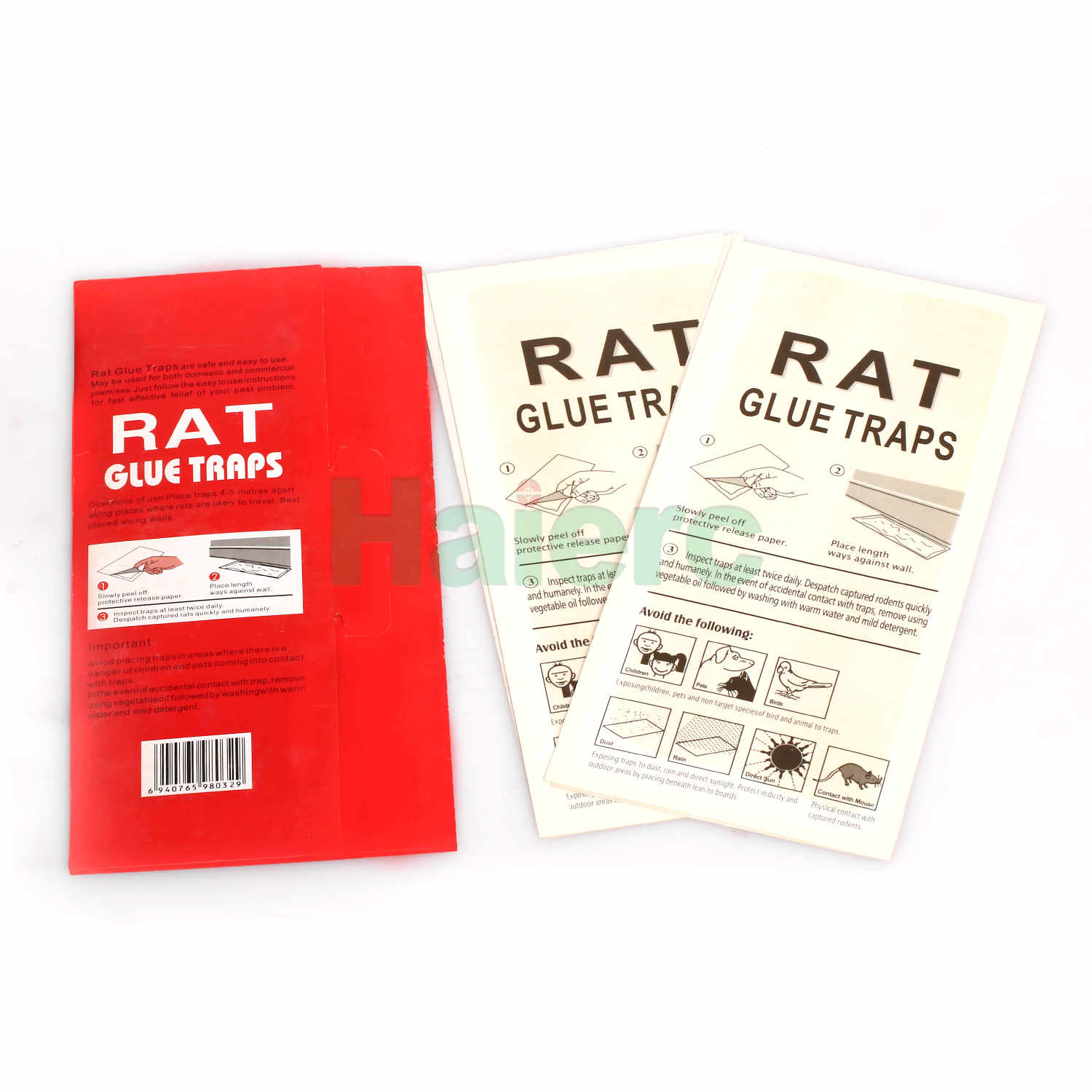 Haierc High-quality Rodent & Mouse & Rat Glue Trap HC2302