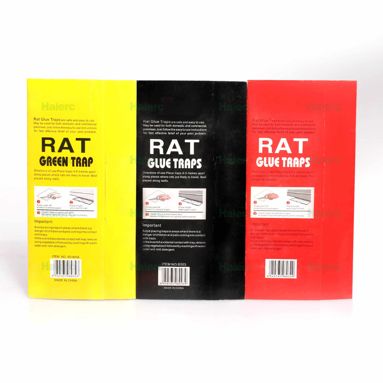 Haierc High-quality Rodent & Mouse & Rat Glue Trap HC2302