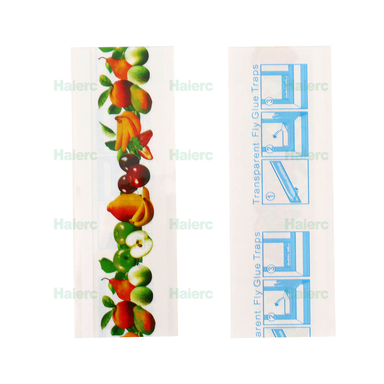 Haierc wholesale hot sale window fly trap transparent glue sticky paper