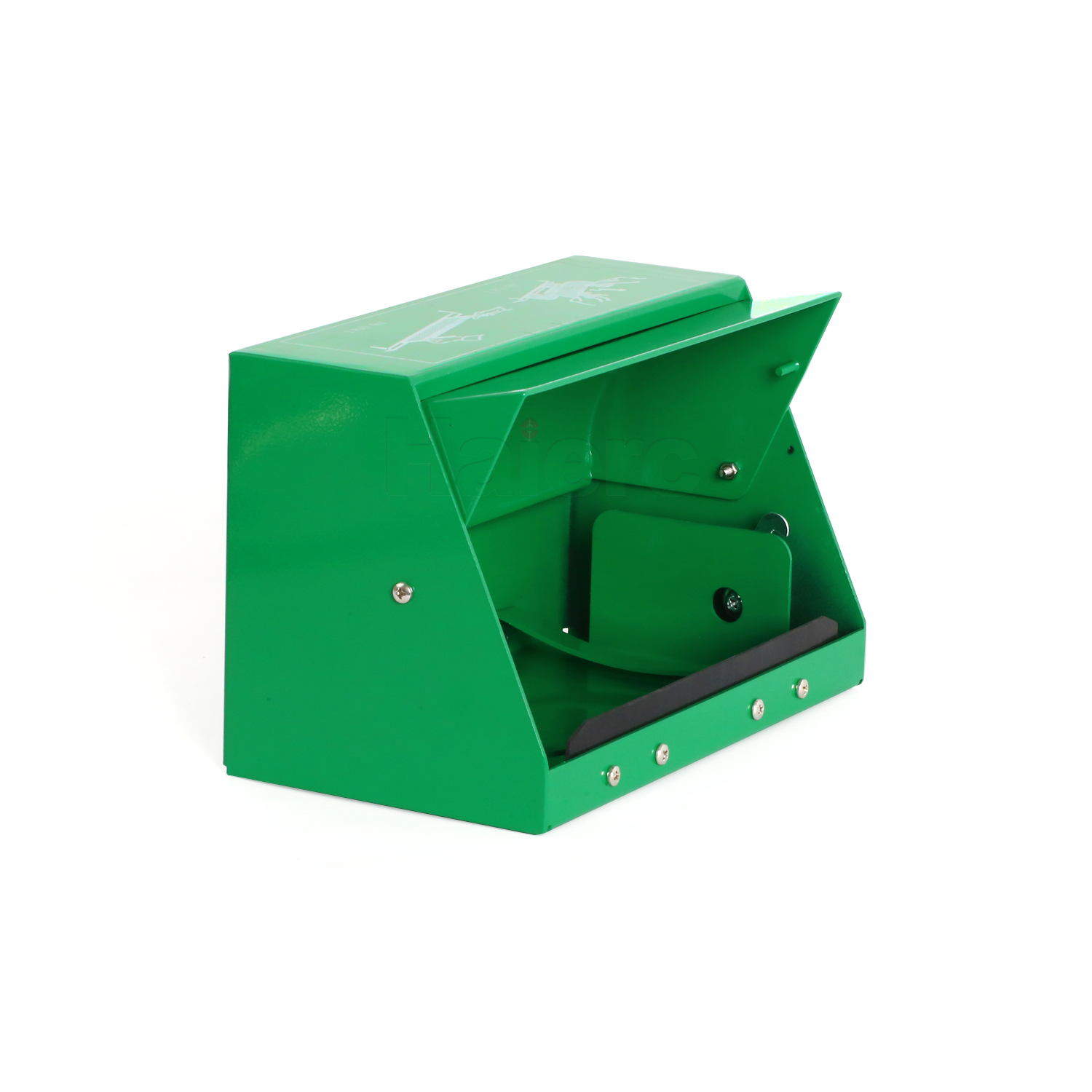 Haierc Outdoor Pet Waste Bag Dispenser for Yard Metal Waste Bag Dispenser Waterproof Waste Bag Sharing Box for Pet Waste Stations